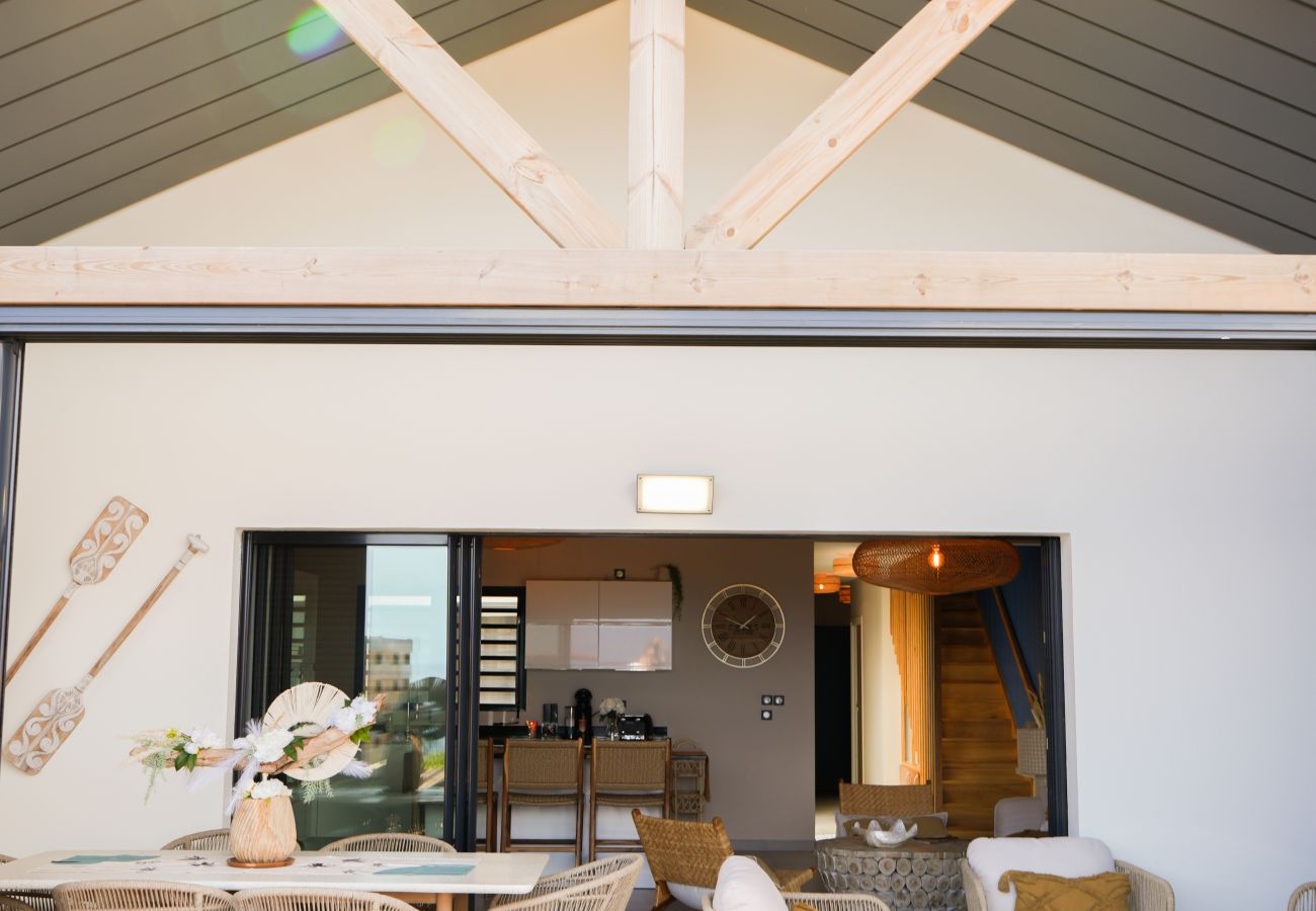 Villa à PETITE-ILE - Villa Bo'M Bleue 