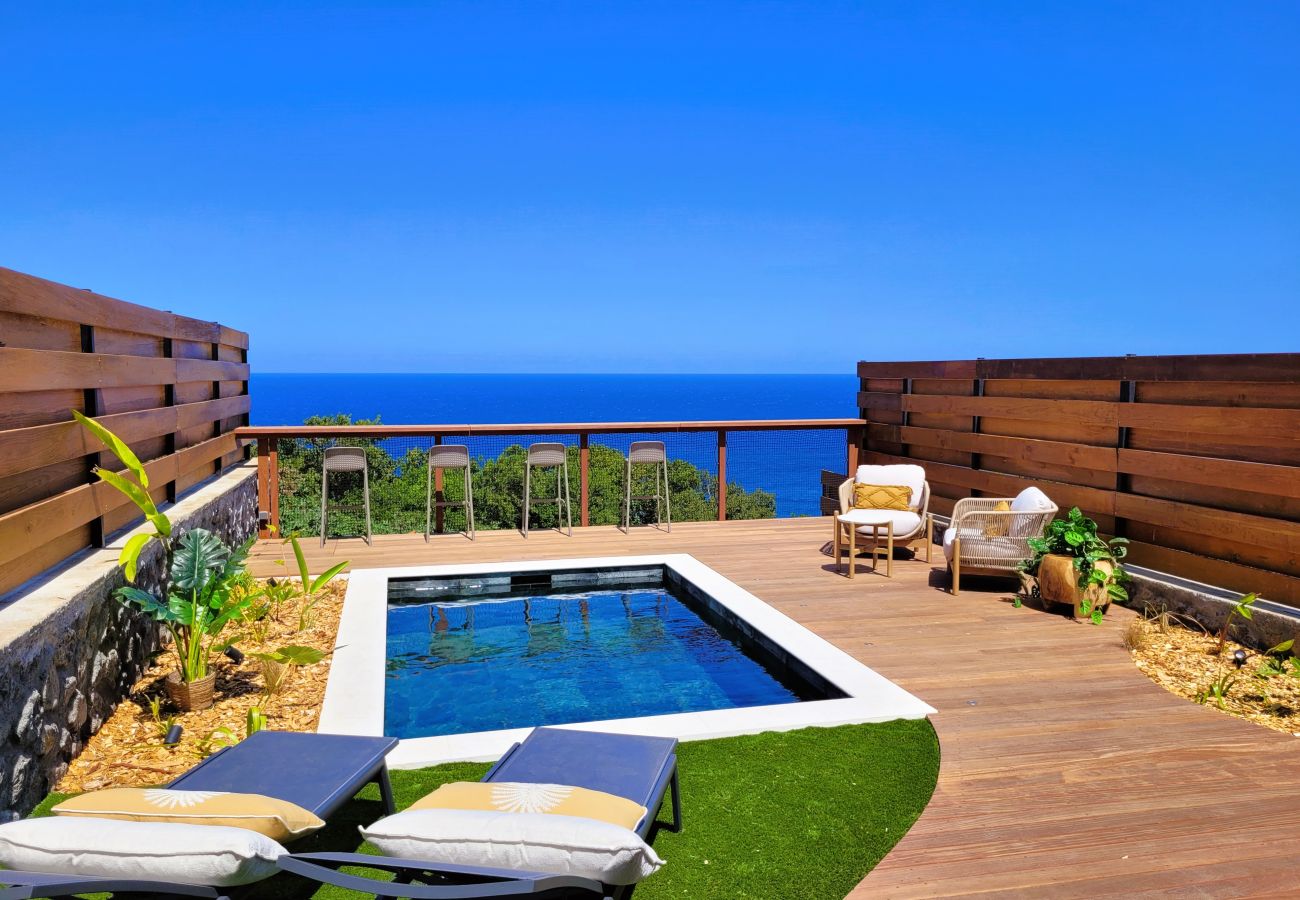 Villa à PETITE-ILE - Villa Bo'M Bleue 