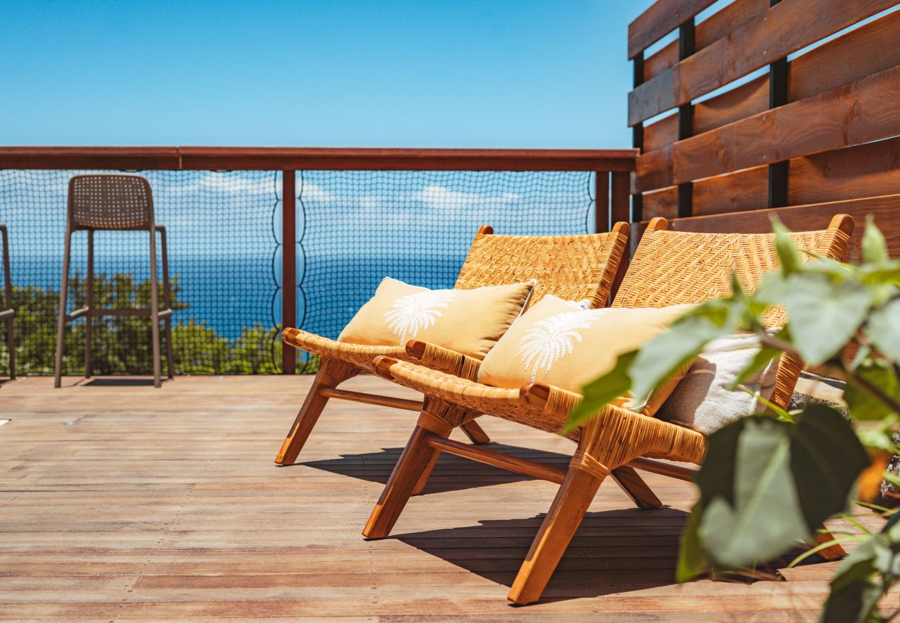 Villa à PETITE-ILE - Villa Bo'M Bleue 