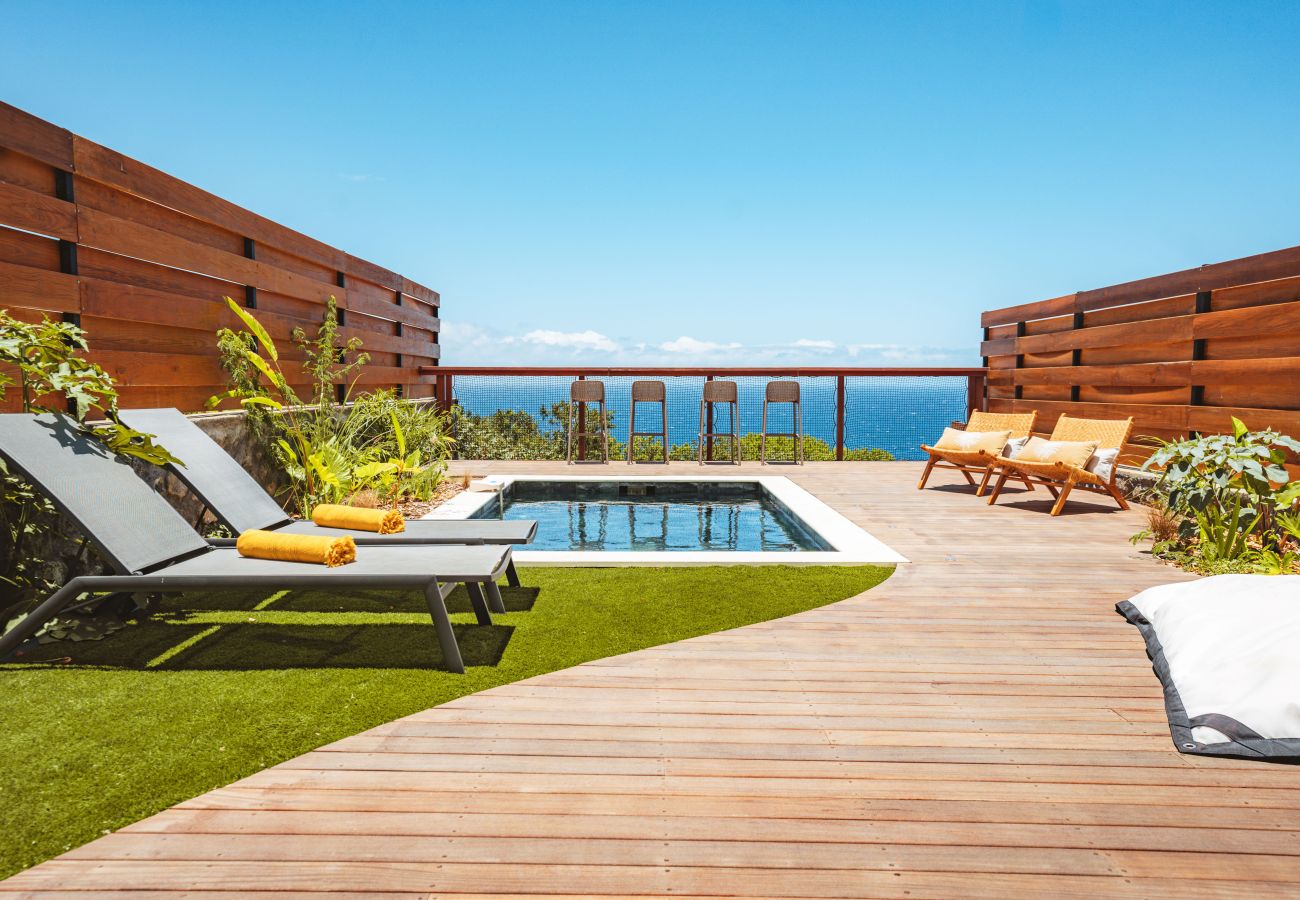 Villa à PETITE-ILE - Villa Bo'M Bleue 