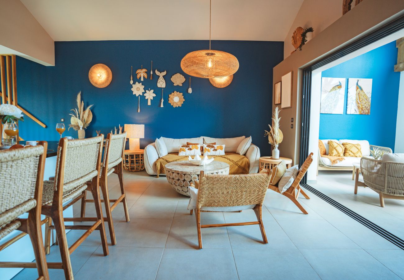 Villa à PETITE-ILE - Villa Bo'M Bleue 