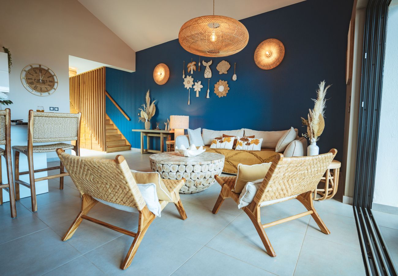 Villa à PETITE-ILE - Villa Bo'M Bleue 