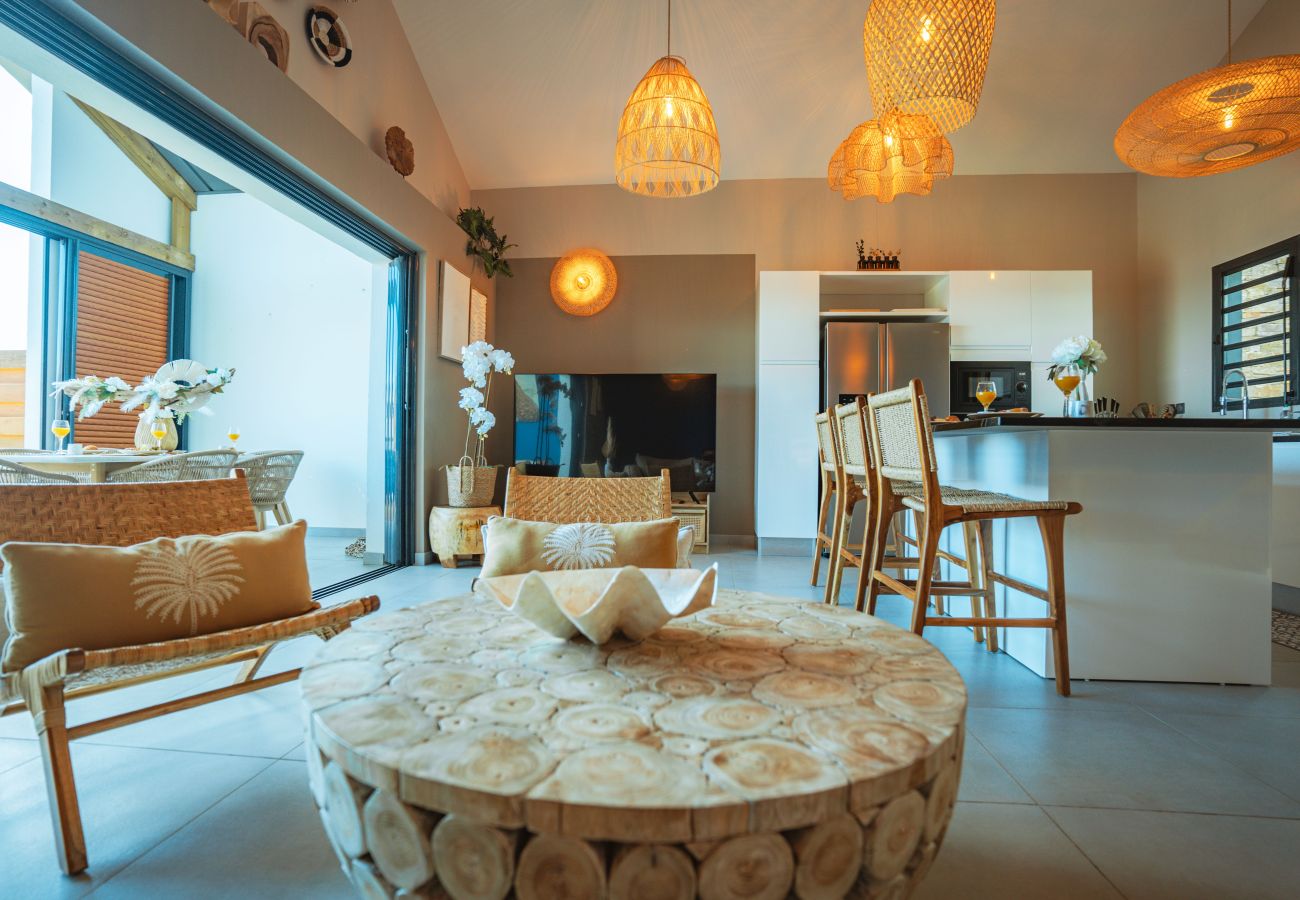 Villa à PETITE-ILE - Villa Bo'M Bleue 
